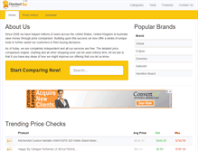 Tablet Screenshot of checkoutspy.com